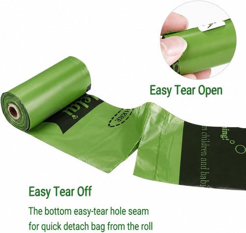 Dog Poop Bags Rolls with Dispenser– Keep Hands Clean 450 Count - Scented