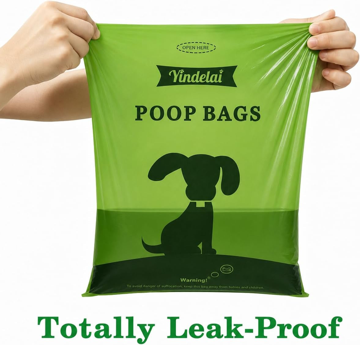 Dog Poop Bags Rolls with Dispenser– Keep Hands Clean 450 Count - Scented